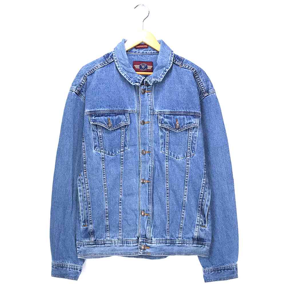 international DENIM ブラックデニムスタジャン　L〜XL相当 wv2101-0654_1.jpg