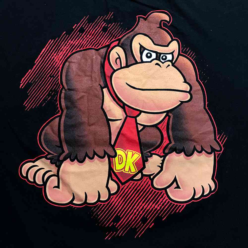 楽天市場 ドンキーコング キャラクターｔシャツ サイズ表記 Xxl ブラック Super Mario スーパーマリオ Donkey Kong 任天堂 ニンテンドー Nintendo プリント Japanimation ジャパニメーション 半袖 黒 古着 2108 中古 Wv2101 0811 Wego Vintage Online Store