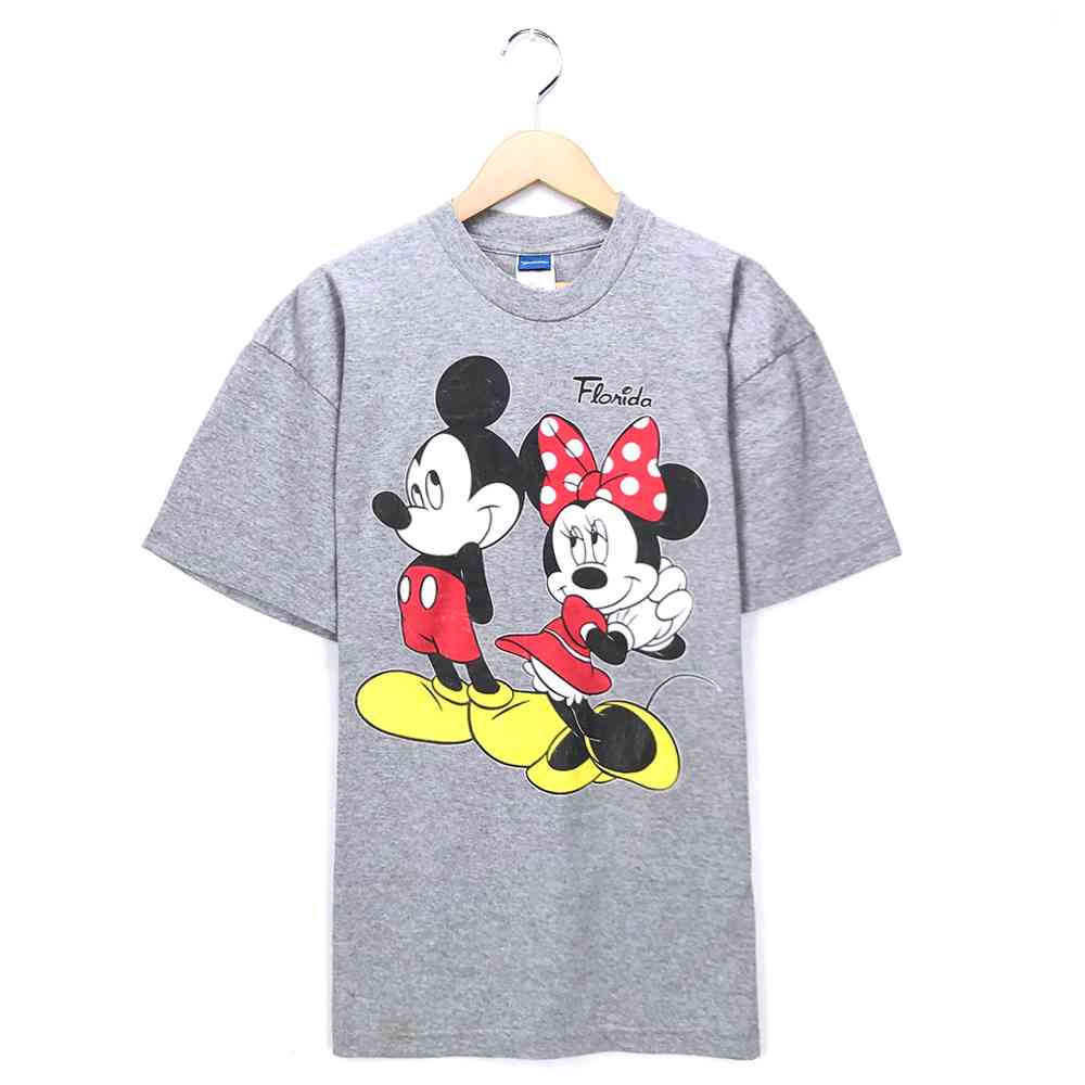 WALT DISNEY WORLD ミニープリント　Tシャツワンピース 美品】 ユニクロ×ディズニー ミニーマウスコットンロングTシャツ