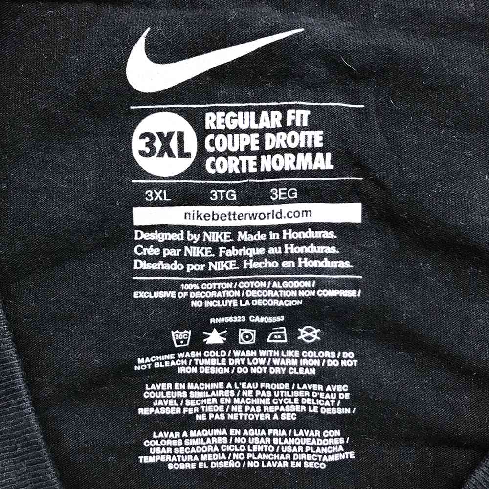 楽天市場 ナイキ スポーツブランドtシャツ サイズ表記 Xxxl ブラック Nike ロゴ プリント 黒 New York 半袖 ビッグｔ ビッグシルエット 古着 2108 中古 Wv2101 1311 Wego Vintage Online Store