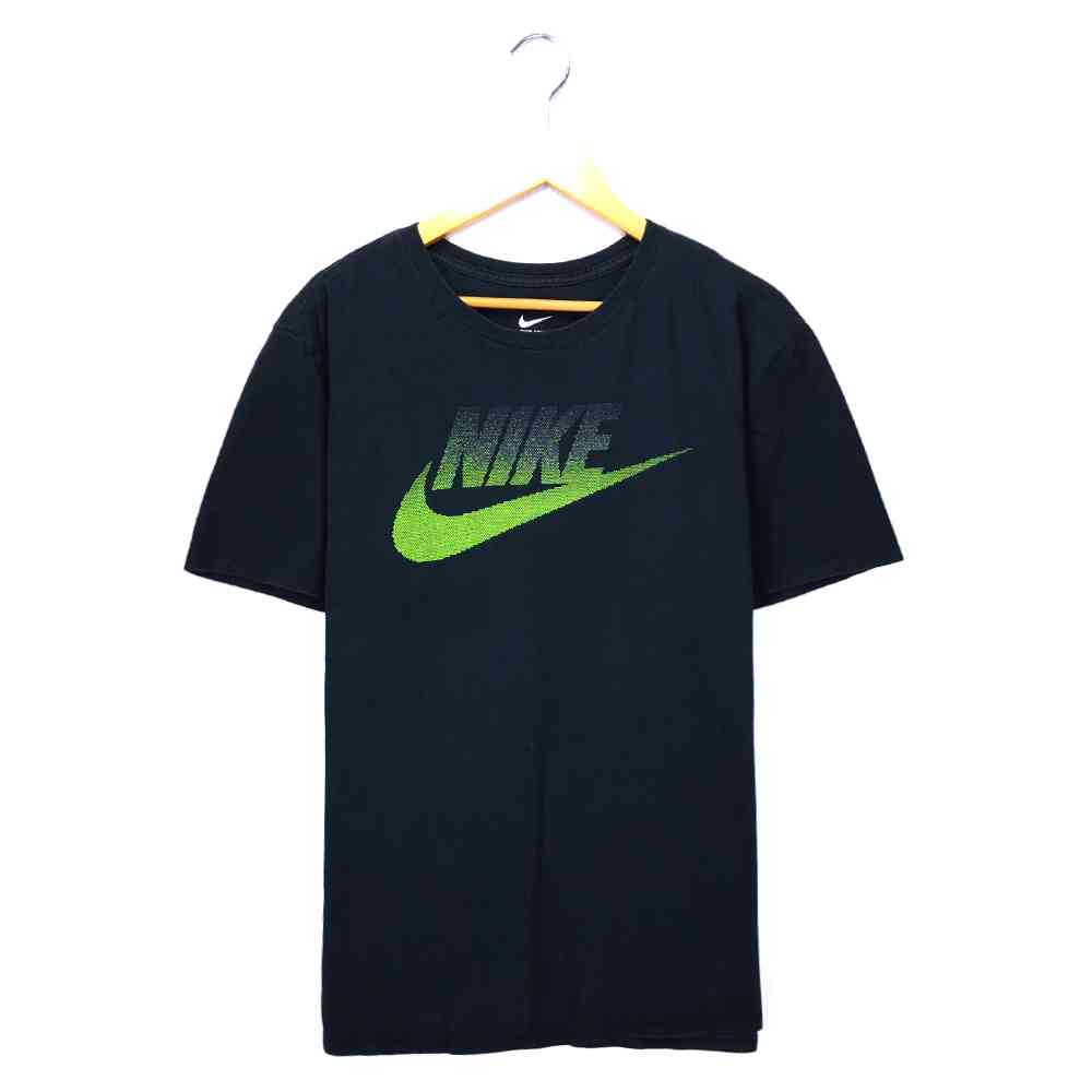 NIKE ナイキ Tシャツ カットソー ネイビー ワンポイント 刺繍 人気古着 楽天市場】ナイキ スポーツワンポイントTシャツ サイズ表記 L