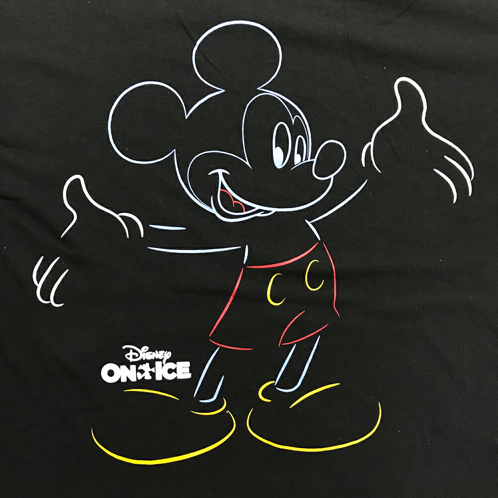 楽天市場 ミッキー キャラクターｔシャツ ブラック Mickey ディズニー Disney キャラ プリント 黒 Onice オンアイス 半袖 キャラt 古着 2108 中古 Wv2101 1646 Wego Vintage Online Store