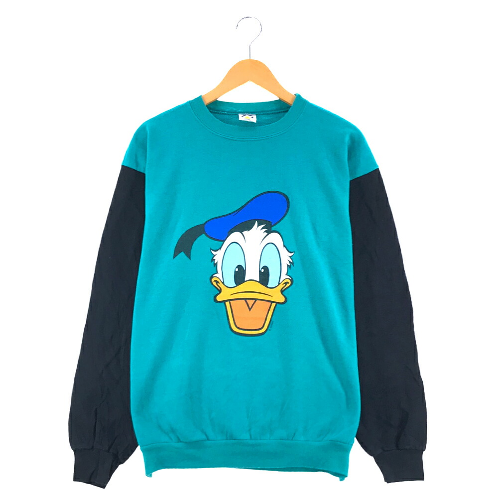 80s 90s ヴィンテージ スウェット ドナルド ダック ディズニー 米国製 THE DISNEY STORE ディズニー ストア 90年代 USA製 ドナルド