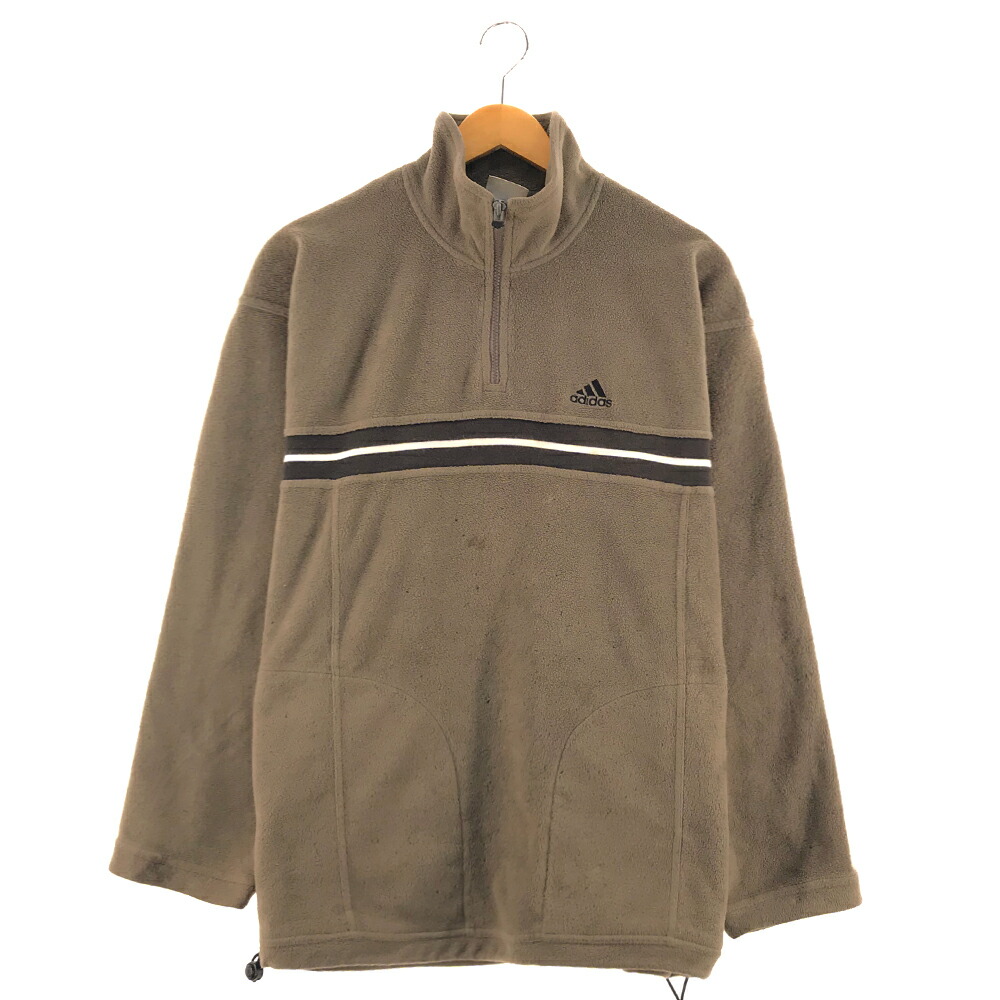 楽天市場】【中古】 adidas フリース ジャケット ハーフジップ