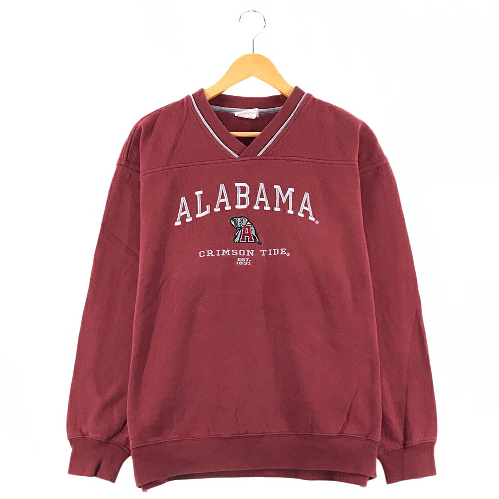 楽天市場】Alabama Crimson Tide プリントスウェット サイズ表記