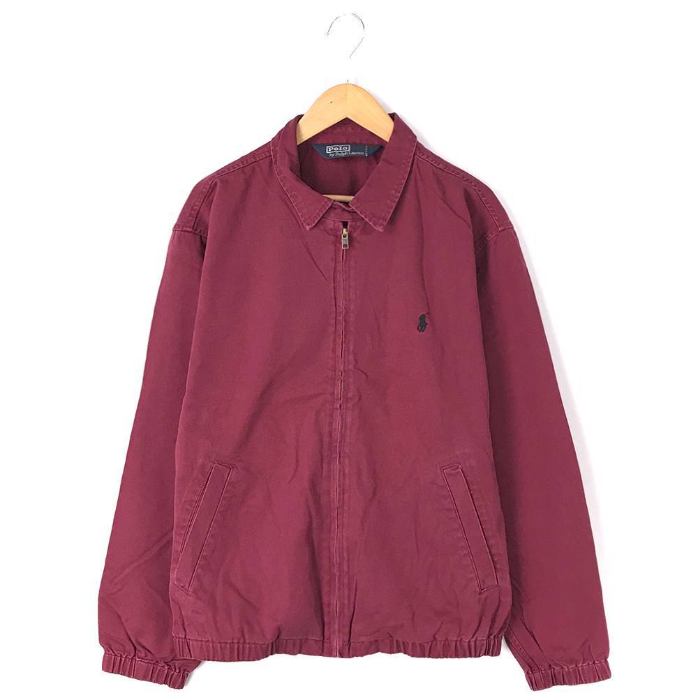楽天市場 ラルフローレン ブランドスウィングトップ レッド Ralph Lauren スイングトップ ボルドー ブルゾン ワインレッド ジャケット アウター 赤 ワンポイント 刺繍 ポニー 古着 中古 Wv1907 1709 Wego Vintage Online Store