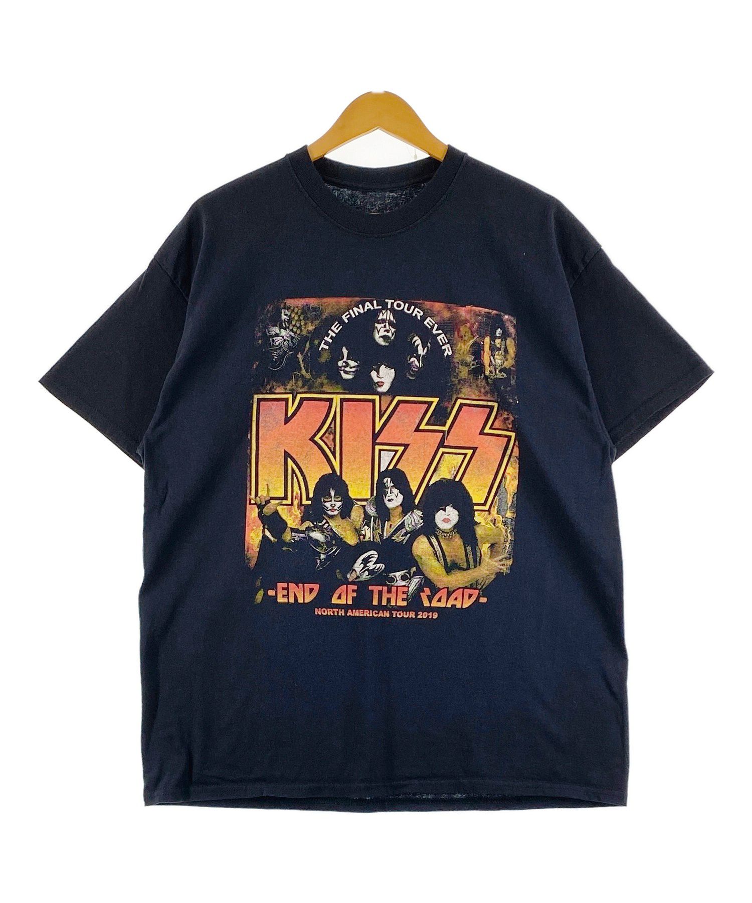 KISS キッス バンドTシャツ 1979ツアー 半袖 黒 KITH - US古着 バンドT KISS キス メンズプリント 半袖Tシャツ
