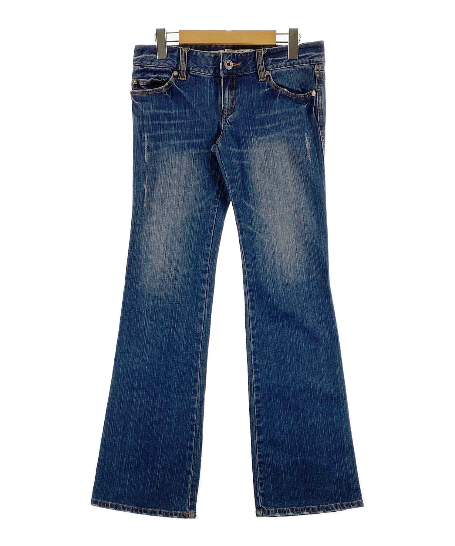 ROXY ジーンズズボン下  DENIM ロングズボン下 ジーンズブーツカット 刺・墸 2000年月日 00s y2k 古着【中古】WV2504-R0111