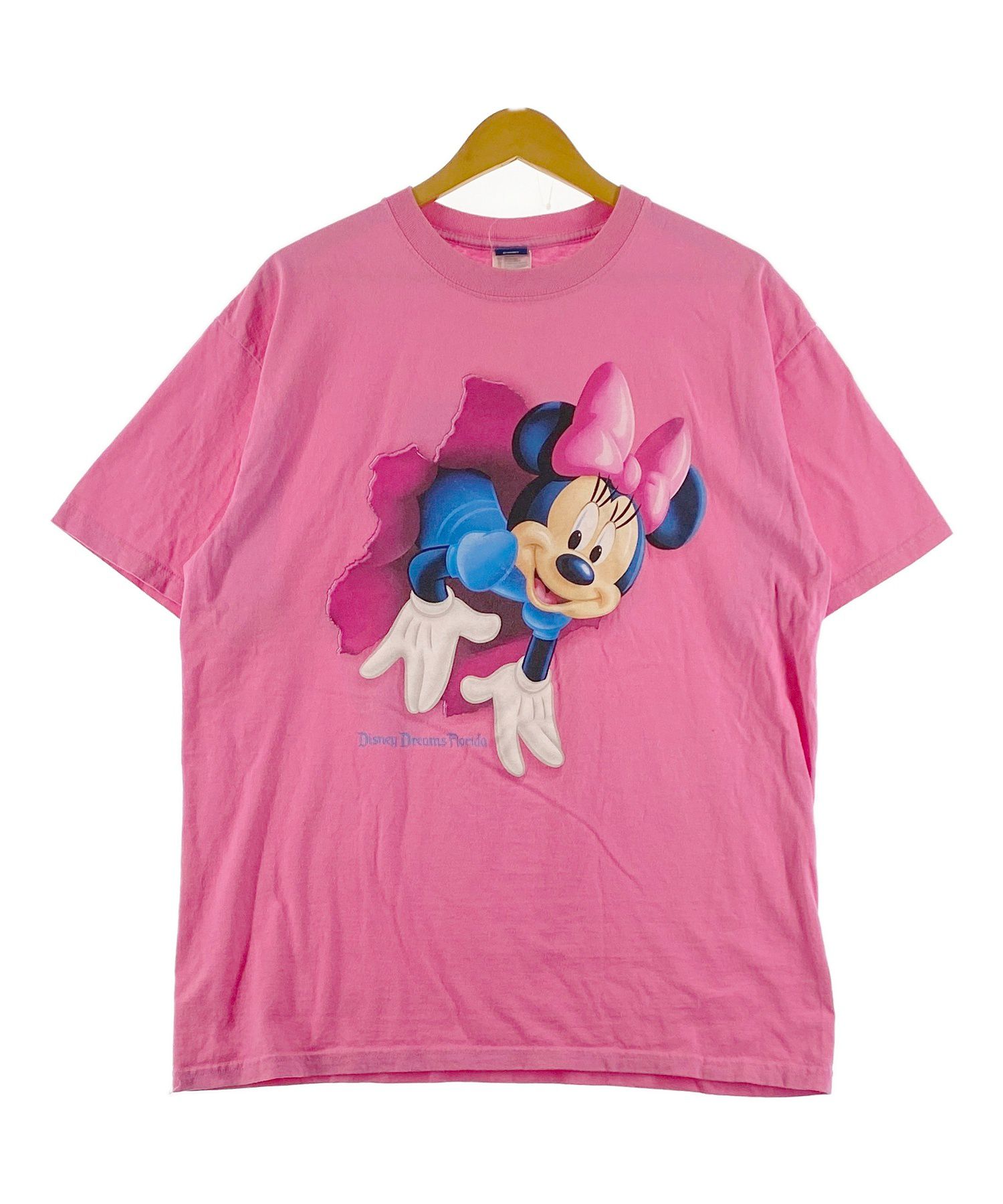 楽天市場】ミニー キャラクターTシャツ サイズ表記 L ピンク
