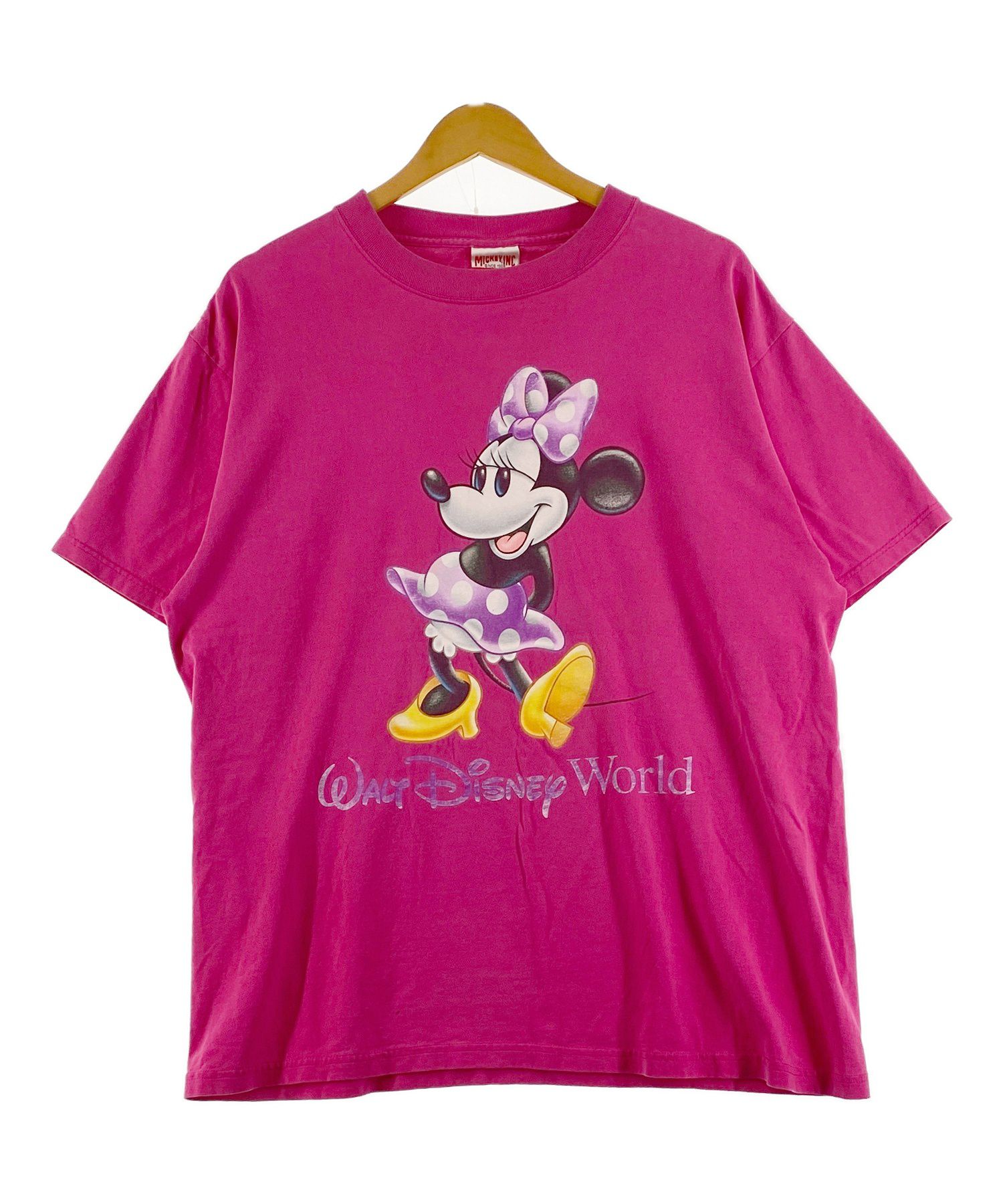 楽天市場】ミニー キャラクターTシャツ サイズ表記 L ピンク