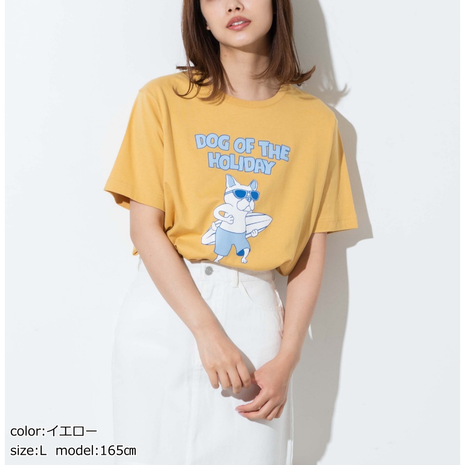 楽天市場 Sale30 Off ザウルス刺繍tシャツ Wego Wc レディース Tシャツ トップス 半袖 恐竜 半袖tシャツ カットソー 夏 プリント Tシャツ 刺繍 お揃い 双子 ダブルシー ウィゴー Wego Wego 楽天市場店