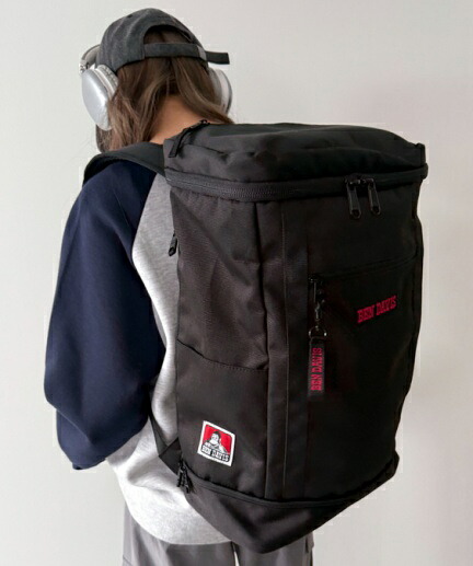 【SS押さえるSALE 11000円→9790円】BENDAVIS BOX DAYPACK 2 背嚢 黒 30L 大静電容量 マイコン納める メンズ レディース 御徒面子 ブランド名 ベンデイビス うしろ側容器に並べる 男女兼用 通い 通学 WEGO ウィゴー