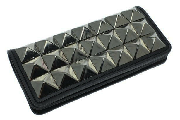 KMRIIスタッズ財布ケムリ KMRii ・ケムリ・ ウォレット・WB- Crystal Black Star/MEGA |