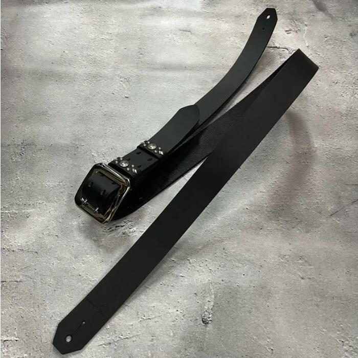 【 35mm Width Hard Leather Guitar Strap / Standard Design 】 12,375円