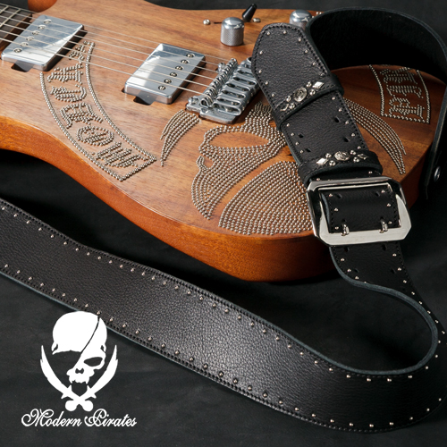 【楽天市場】50mm Width Soft Leather Guitar Strap/HISASHI Mark