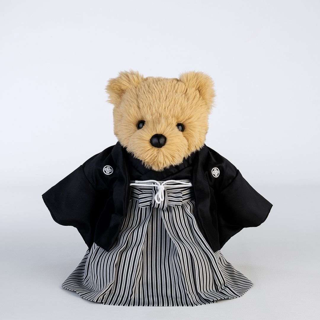 《紋付・和装スタイル》お急ぎ対応も可【刺繍・送料無料！税込】ベーシックなウエイトドール 和装 スタイル  白無垢 ウェイトベア 出産祝・結婚式 人気 体重ベア 結婚式 注目アイテム 両親 贈答品 【刺繍無料サービス・選べるベアカラー】日本製 オリジナル