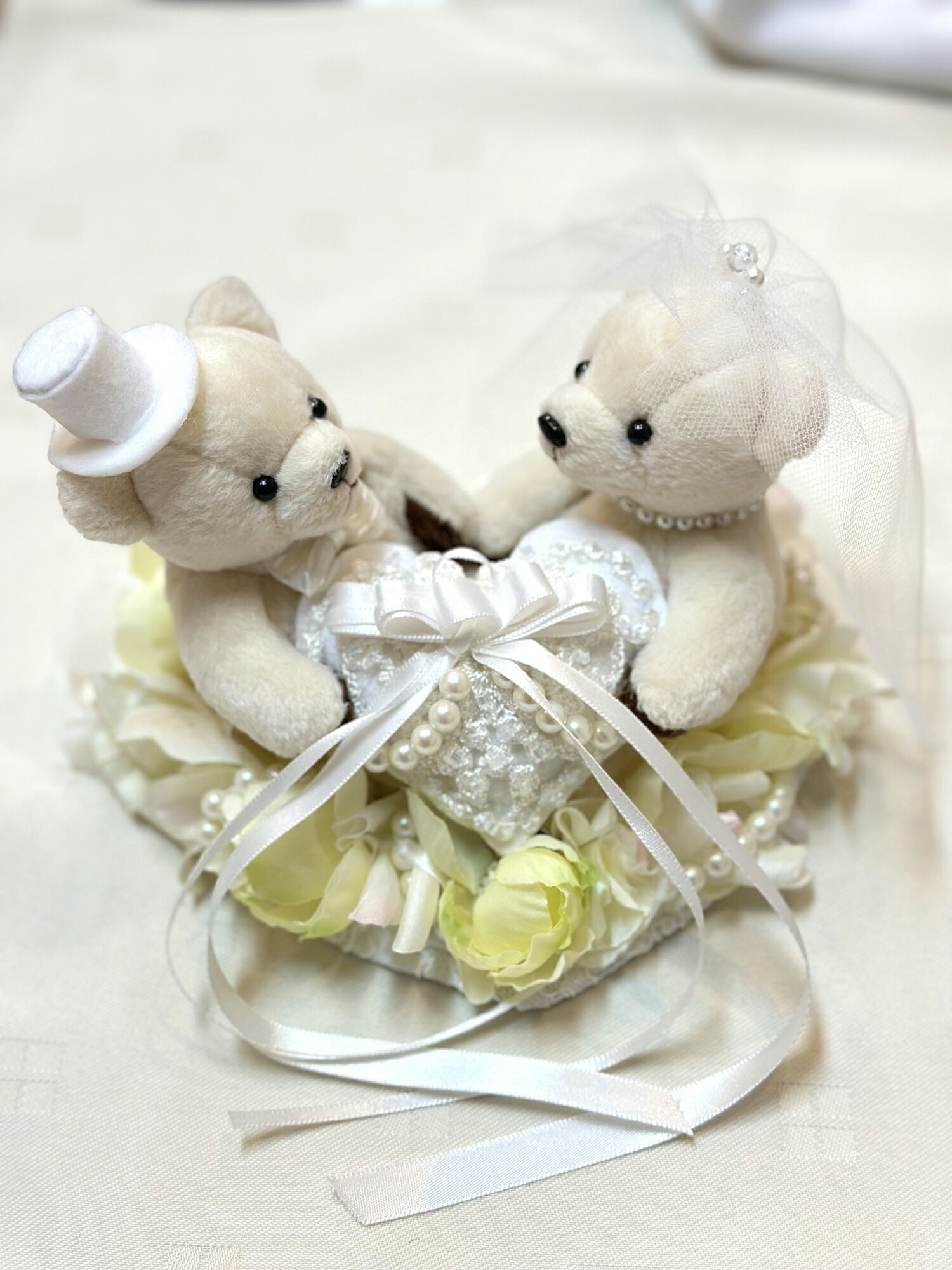 リングピロー RP008（完成品）すぐ届く ブライダル リング ピロー 白 ウエディング 結婚式 リングガール リングボーイ 小物 ファーストピロー リボン ウェディング サムシングブルー 上品 シンプル 家族婚 プレゼント ギフト 結婚祝い お祝い