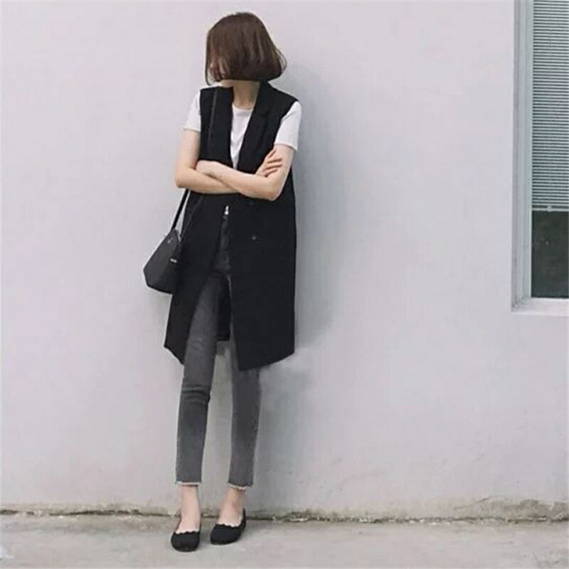 ジレ カジュアルコート ロングジレ ロングベスト レディース トレンチベスト ロング丈スーツベスト ノーカラー アウター 2xl 3xl 4xl 大きいサイズ ブラック ホワイト ベージュ ロング丈 春 夏 秋 冬 カジュアル エレガント人気 シンプル 通勤 ロング丈ジレ