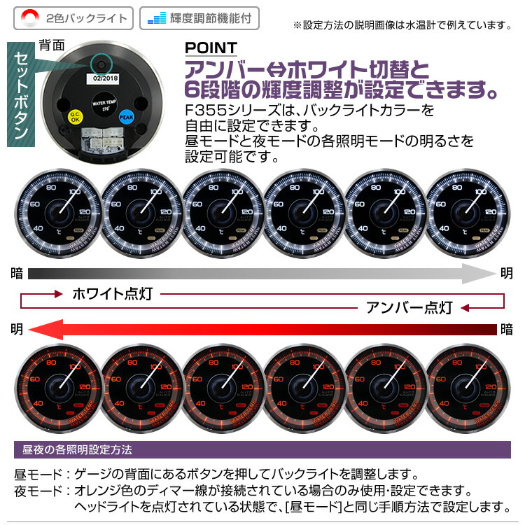 市場 送料無料 追加メーター 車 60mm 油圧計 後付け プレミアムシリーズ オートゲージ 日本製モーター Autogauge 60f