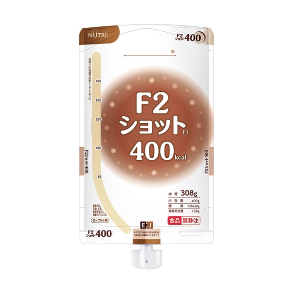 【ケース販売】ニュートリー F2ショットEJ 400kcal とろみタイプ ヨーグルト味 400g&times;16パック入 A73052｜wel-senseショップ店