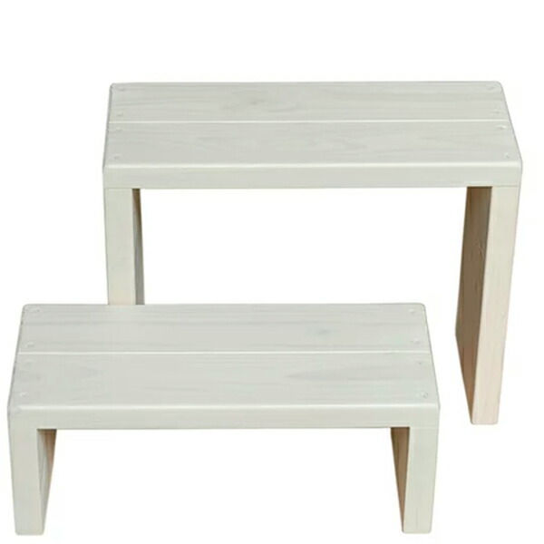 送料無料 Welcome Wood フラワースタンド ウッドステージ Wsf452 2段タイプ 5色 ウェルカムウッド プランター スタンド プランター台 フラワーラック 棚 花台 屋外 玄関先 シンプル ナチュラル おしゃれ ガーデニング コの字ラック Csecully Fr