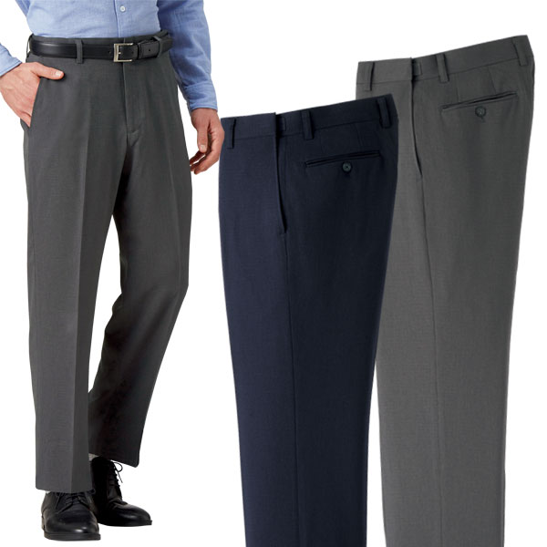 楽天市場】ストレッチ素材 お手入れ楽々 プリーツ加工パンツ 同サイズ2