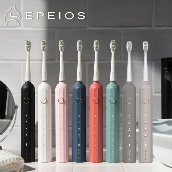 【楽天市場】EPEIOS 音波電動歯ブラシ 最長180日間保つパワフルなバッテリー ET003：わくわく生活