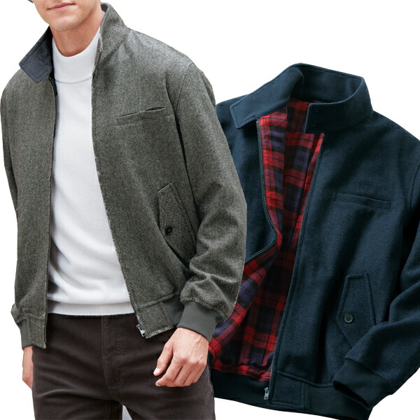 楽天市場】はっ水スイングトップ ブルゾン 便利な内ポケット 袖口衿裏