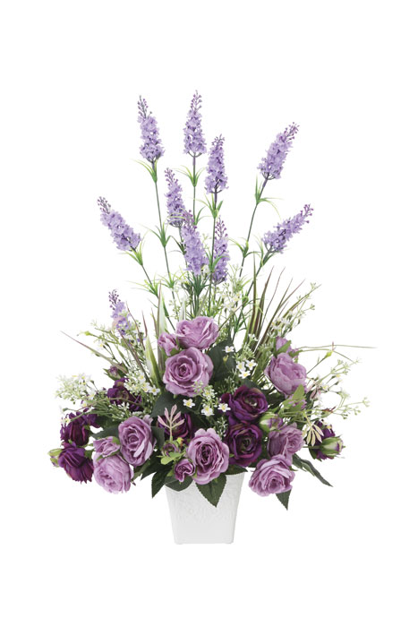 新発売の アートフラワー 造花 光触媒 光の楽園 ソフィアラベンダー 842a90 年版 激安単価で Lexusoman Com