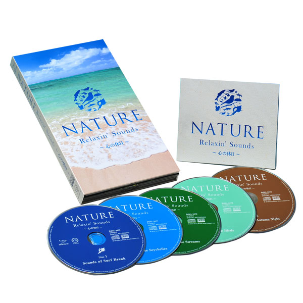 NATURE ～ Relaxin' Sounds～心の休日 CD5枚組 DQCL-3270 ヒーリング リラックス イージーリスニング ワールド｜わくわく生活