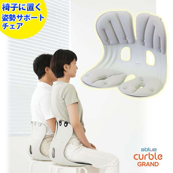 カーブルチェア グランド 姿勢 骨盤 サポート 椅子 腰 背中 クッション 正規販売店 カーブルチェア グランド｜大きめ 姿勢矯正 椅子