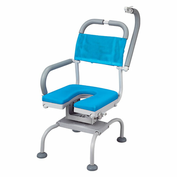 【ウチヱ】くるくる長椅子D U型腰掛け / KRU-317※貨物輸送実費※店卸し資産境界線【製造会社直送】※返品・取り替えっこ不可※代引不可※【介護装置】お風呂/シャワーキャリー/浴する用車イス/腰掛け【通信販売】