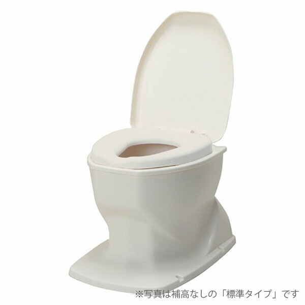 その他 安価 871 033 定番在庫 即日 翌日配送可 介護用品 簡易設置型洋式トイレ 和式便所を工事不要で洋式に 通販 安寿アロン化成 サニタリエース Od 据置式 補高 5 アイボリー