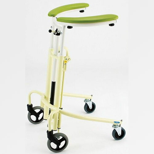 【日進医療器】 ストッパーハンドル付・高さ調整ワンタッチレバー式屋内用歩行車 トレウォークスリム / PTOREWS12 \u003d非課税\u003d 【メーカー直送】※返品・交換不可※代引不可※ 【介護用品】福祉介護用品/歩行器/全幅55cm/在宅向け【通販】