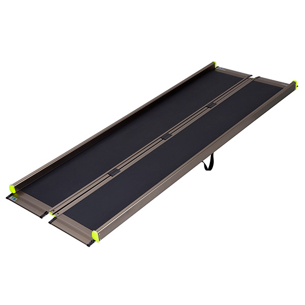 【アイシン軽金属】 軽々スロープ　ワイド 100cm / SW100 【メーカー直送】※返品・交換不可※代引不可※ 【介護用品】車いす用/スロープ/段差解消/頑丈/軽量/持ち運び楽々/幅広/コンパクト/転倒予防/簡易【通販】