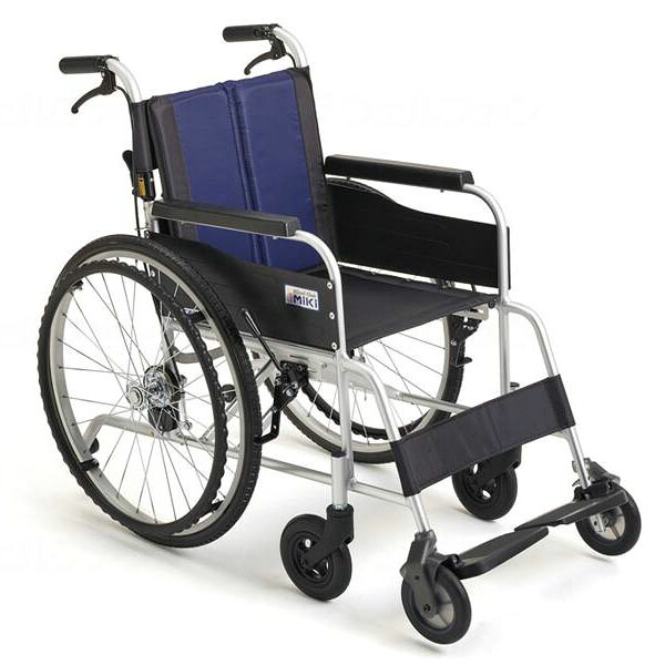 【ミキ】自走式車いす イージースルー EST-2 ブルー 座幅40cm=非課税=【メーカー直送】※返品・交換不可※代引不可※【介護用品】車椅子/車いす/イス【通販】|福祉・介護用品 ゆい