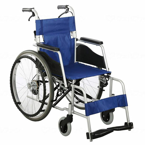 【ジーピー】 G style車いす自走型 ブルー 座幅40cm / J-101\u003d非課税\u003d 【メーカー直送】※返品・交換不可※代引不可※ 【介護用品】車椅子/車いす/イス【通販】