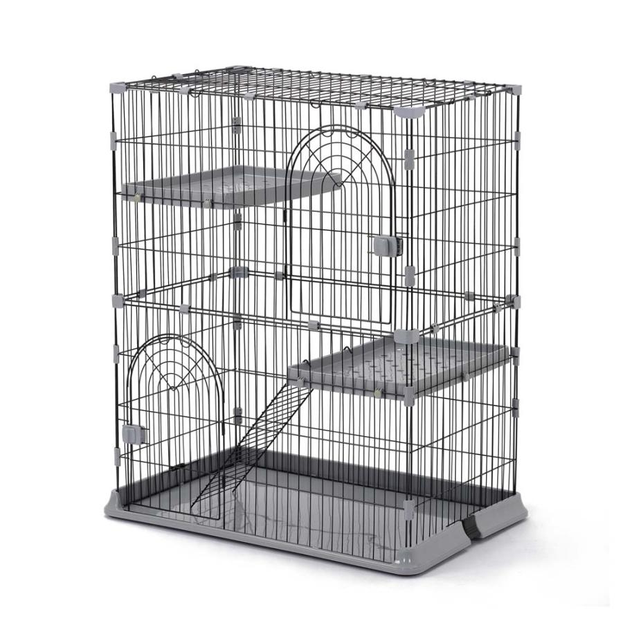 楽天市場】猫用ケージ 猫 ケージ キャットケージ 2段 猫ゲージ