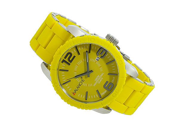 【楽天市場】送料無料 AVALANCHE アバランチ 腕時計 メンズ Men's 時計 イエロー 黄色 人気 ブランド アバランチ腕時計