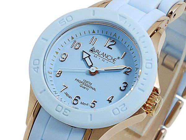 【楽天市場】送料無料 AVALANCHE アバランチ 腕時計 レディース Ladies 時計 ライト ブルー 水色 人気 ブランド アバランチ