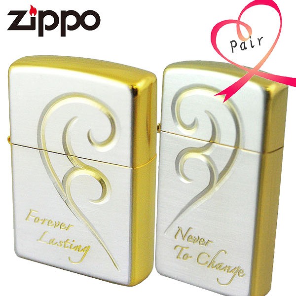 楽天市場】ZIPPO ジッポ ライター ペアセット ブリリアント ハート 