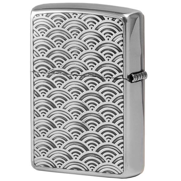 Zippo ジッポ 2sv Wdr2 Zippoライター おしゃれ おすすめ かっこいい ギフト シルバー ジッポライター ジッポーライター ドラゴン ブランド プレゼント メンズ ライター レディース 人気 和柄 女性 母 父 男性 竜 誕生日 青海波 龍 日本産 ライター