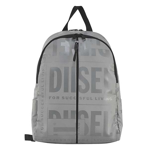 楽天ランキング1位 Diesel ディーゼル バックパック メンズ リュック ロゴ プリント ライトグレー X 人気 ブランド リュックサック Dieselバックパック Dieselリュック ディーゼルバックパック ディーゼルリュック おしゃれ おすすめ 男性 Takai Hinshitsu