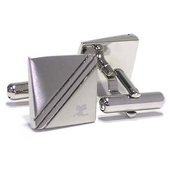 クレージュ COURREGES カフス ボタン メンズ カフリンクス シルバー ロジウム 人気 ブランド カフスボタン cuff cufflinks cuffs カフスメンズ おしゃれ 男性 贈答 昇進 お祝い 贈り物 誕生日 ギフト プレゼント