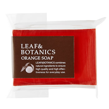 松山油脂　リーフ＆ボタニクス　LEAF＆BOTANICS　オーガニック　マザーソープ　オレンジ　(90g)　石けん　ウェルネス