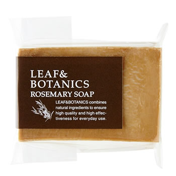 松山油脂　リーフ＆ボタニクス　LEAF＆BOTANICS　オーガニック　マザーソープ　ローズマリー　(90g)　石けん　ウェルネス