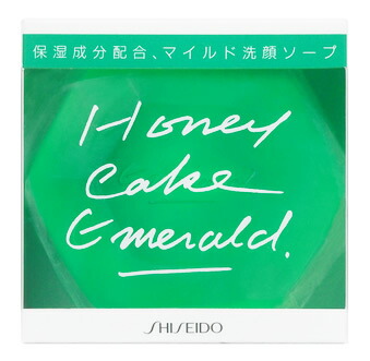 楽天市場 資生堂 ホネケーキ エメラルド Na 標準重量100g 洗顔石けん ドラッグストアウェルネス