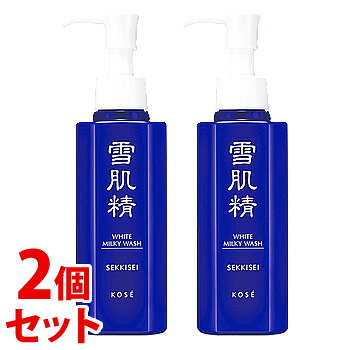 《セット販売》　コーセー 雪肌精 ホワイト ミルキィ ウォッシュ (140mL)×2個セット 洗顔料 SEKKISEI