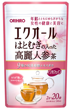 超歓迎された 最新入荷 オリヒロ エクオールはとむぎの入った高麗人参茶 40g ノンカフェイン 健康茶 ※軽減税率対象商品 2600uk.com 2600uk.com