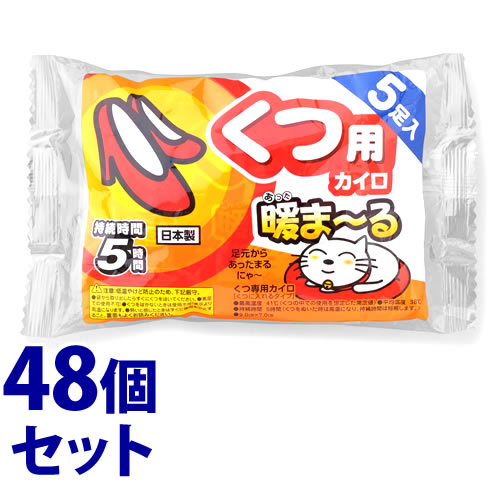 《仕掛ける売りわたす》 アイリスオーヤマ 暖まーる くつ用カイロ (5足入)×48個仕掛ける あったまーるカイロ くつ専用カイロ 使い捨てカイロ くつに入れる手合い 【貨物輸送無料】 【smtb-s】